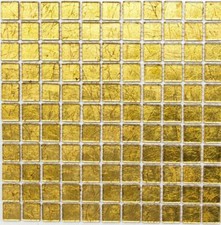 Pâte de Verre Goldfliesen