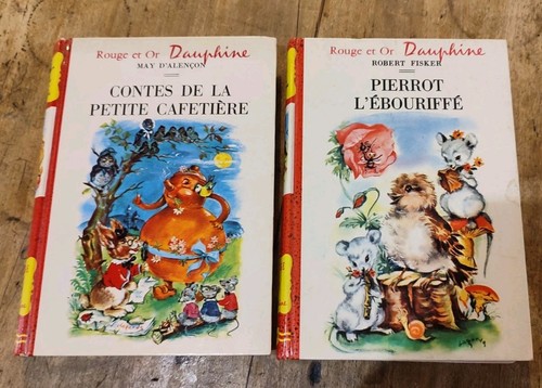 Lot livres rouge or - 2,