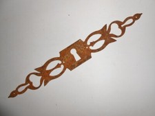  Ornement Entrée de Serrure métal fer armoire ancienne restauration porte 