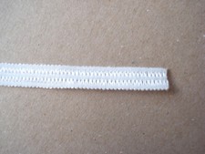 Elastique couture blanc plat 6mm vendu au mètre linéaire masque caoutchouc