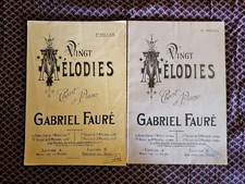 Vingt Mélodies  - Chant Et