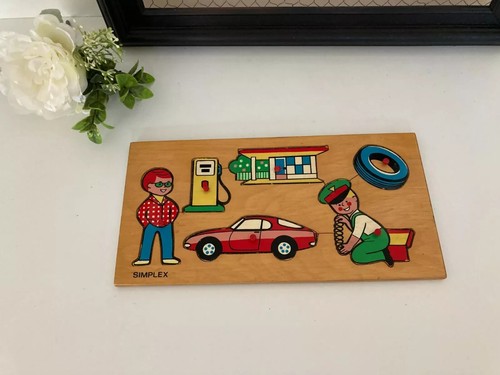 Ancien puzzle en bois - 21⚜️,