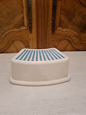 Marche pied Blanc petit tabouret 13.5 cm Bloc Plastique Escabeau Anti-dérapante 