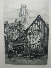 Gravure signée et numérotée