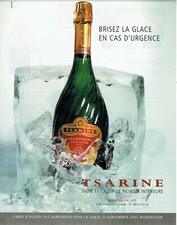 Publicité Advertising 029  2009    le champagne Tsarine chanoine