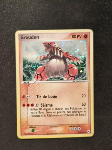 Carte pokémon groudon - pokémon, :