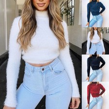 Femme Chaud Épais Col Roulé