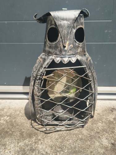 Lanterne hibou métal - hibou,