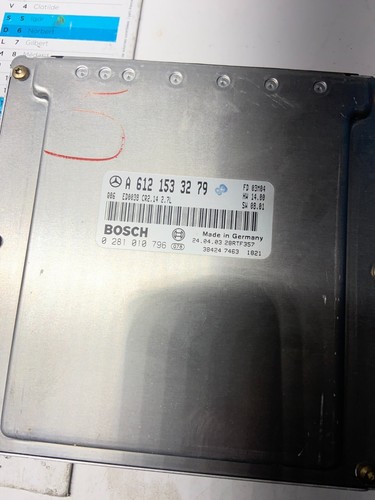 Calculateur moteur bosch cr2 - moteur,