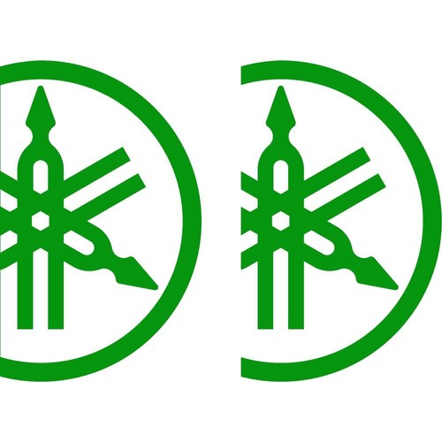 Coppia adhésifs vert logo - coppia,