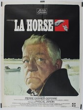 Vaissier La Horse - Jean Gabin 1971 Affiche Originale Cinéma