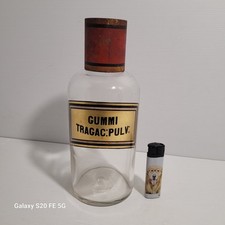 Flacon a Pharmacie Ancien en verre 19eme