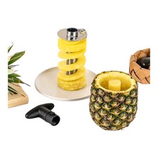 Eplucheur d'Ananas Découpe  Trancheur en  Acier Inoxydable ustensile Cuisine 