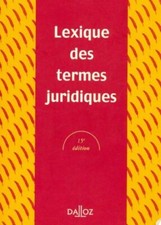 Lexique des termes juridiques