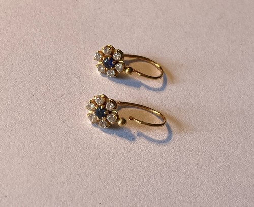 Dormeuses marguerite 18k - dormeuses,