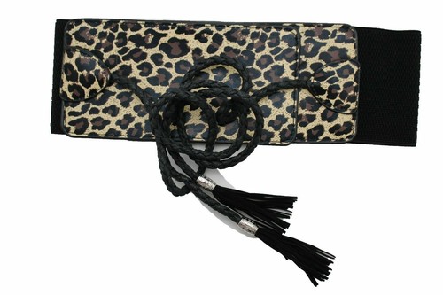Ceinture large noire cuir - large,