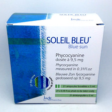 Soleil bleu jade phycocyanine - bleu,