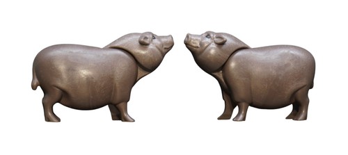 Playmobil cochons suspendus