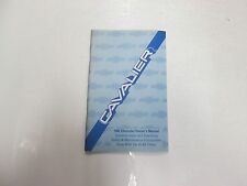 1982 Chevrolet Cavalier Propriétaire Manuel Opération Sécurité Maintenance Minor