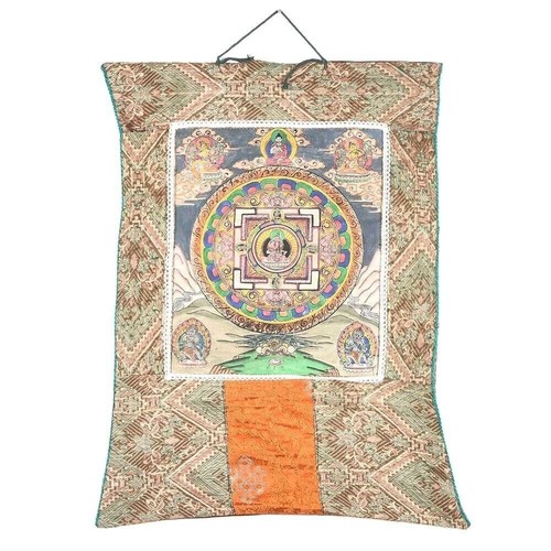 Thangka mandala soie abhay - mandala, en