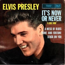 ELVIS PRESLEY    EP   RCA 75.619  " IT'S NOW OR NEVER "   [FR ~ 10.60]