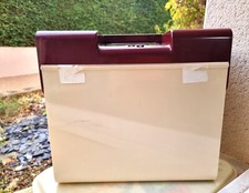 Boîte à dossiers suspendus vintage années 70 - 36cm x 33cm x 23 cm