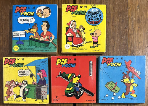 Lot petit format pif - 5, bd