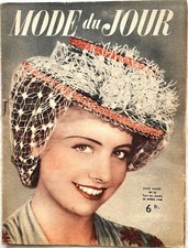 MODE DU JOUR n° 21 du 25 Avril 1946 revue ancienne Couture Magazine Vintage