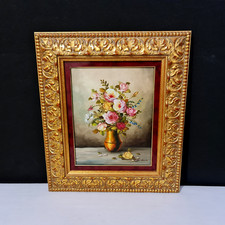 Huile sur panneau "Nature