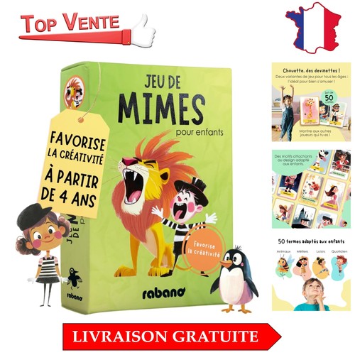 Jeu mimes pour - de,