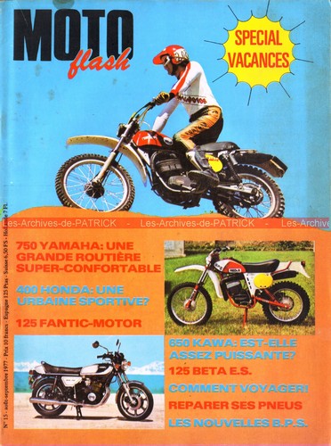 Moto flash kawasaki kz - flash, 650