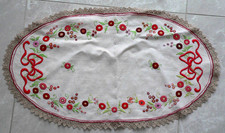 Linge ancien joli - napperon, en
