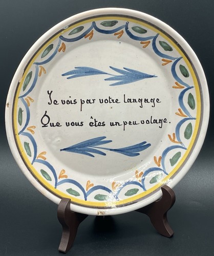 Assiette faïence décor - assiette, à