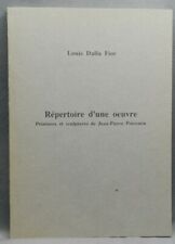 RÉPERTOIRE D'UNE ŒUVRE 