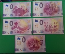 Les 5 Billets  0 Euro souvenir