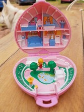 polly pocket appartement coeur + doll Bluebird