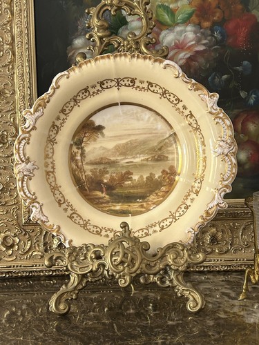 Ancienne assiette décorative - assiette,
