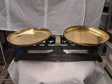 BALANCE BERANGER LA MULATIERE LYON PORTEE 10 KILOS TRES BON ETAT AVEC 4 POIDS