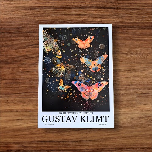 Gustav klimt papillons - papillons,
