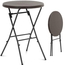 Table de jardin ronde pliante
