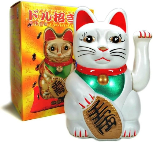 Lucky waving cat maneki - waving,