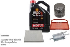 FEBI BILSTEIN Inspection set 5 L Motul 8100 + X-propre 5W30 pour VW Polo 6R 6C.