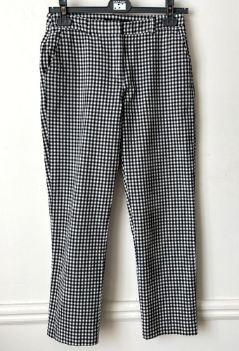 Pantalon pantacourt carreaux