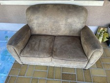 Canapé Club Vintage "Confortable" 139cm Marron