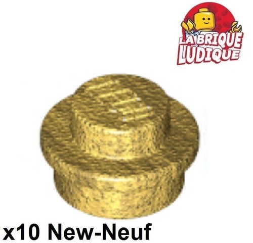 Lego 10x plate round - plate, plaque