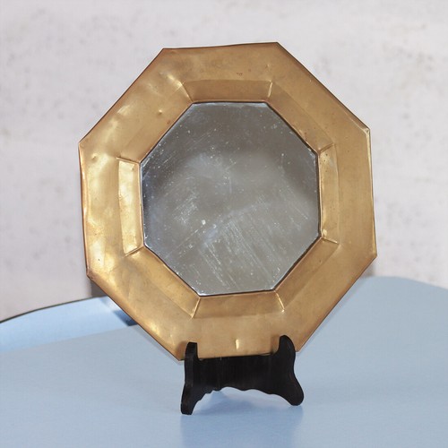 Ancien miroir mural - , octogonal