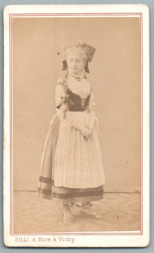 Cdv 1870 femme - cdv, niçoise