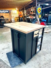 Création dans notre atelier : Ilot central design industriel pour cuisine