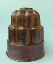 Ancien moule à kouglof en cuivre TROTTIER Paris. n° 17