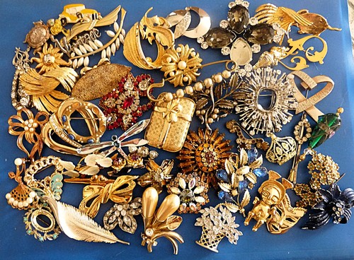 Gros lot bijoux anciens - gros,